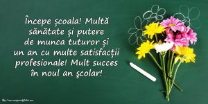 Mult succes în noul an de studii