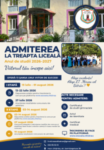 Admiterea la treapta de liceu